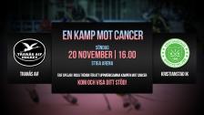 Tranås AIF – Kristianstads IK en kamp mot cancer!