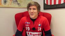 André åker med supporterbussen