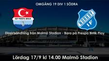 KSF Prespa Birlik - Norrby IF