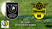 CARLSTAD UNITED BK - BK FORWARD 14 maj 14:00