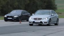 Mercedes E63 V8 BiTurbo Performance Package vs BMW M5 F10 (Schmiedmann exhaust)