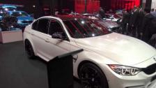 [4k] BMW M stand Frankfurt 2015 BMW M5, M6 Grand Coupe, M3, M4 and X6M