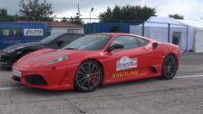 Ferrari 430 Scuderia driven HARD at Tor Poznan on Hoosier slicks: time was 1,45,6 s