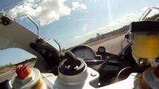 Uncut: Suzuki Hayabusa Turbo McXpress 500 442 RWHP vs BMW S1000 RR from GTBOARD.com Event May 2012