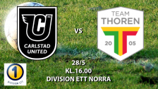 CARLSTAD UNITED BK - TEAM TG FF 28 maj 16:00