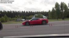 Mercedes SLS AMG vs Ferrari 458 Italia