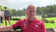 Peter blir laddad av publiken