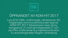 Jenny Kongseryd och Jan Pihl öppnar inspirationsdagen 2017