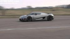Koenigsegg Agera launching 0-300+ km/h (200+ mph)