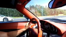 Uncut: Porsche Carrera GT vs Lamborghini LP560-4 Gallardo E-gear now for the first time in 1080p