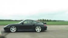 Uncut Ruf R Turbo 650 base Porsche 911 GT2 vs Ferrari 599 GTB