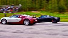 2nd race Bugatti Veyron 16.4 vs McLaren MP4-12C 625 HP Factory Power Upgrade