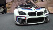 [4k] BMW M6 GT3 racecar at Frankfurt 2015 IAA