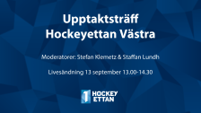 Upptaktsträff HockeyEttan Västra