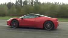 Ferrari 458 Italia vs JRM Racing Nissan GTR E85 (larger injectors, E85, nocats, EcuTec ECU)