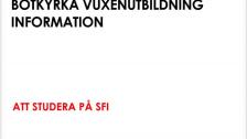 Att studera på sfi (på turkiska)