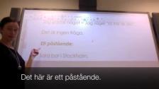 Påståenden och frågor