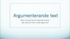 Argumenterande text (på franska)
