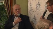 Åke Wilhelmsson på Tennstopet Gästen Lars Sandin talar fotboll