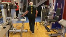 Sigmar Sjögren, äldst på gymmet