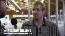 Joakim Englund inför Troja/Ljungby hemma i Kvalserien 13 mars