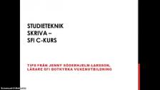 Skriva (sfi C-kurs) - på arabiska