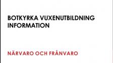 Närvaro och frånvaro (på serbiska)