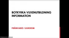 Frånvaro - sjukdom (på franska)