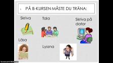 Kursmål B (arabiska)