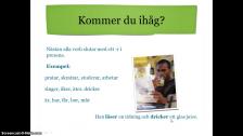 Verb som slutar med s i presens