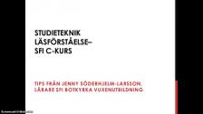 Läsförståelse (sfi C-kurs) - på arabiska