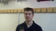 Erik Glimberg efter segern mot Nybro!