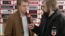 Hugo Johansson efter 1-3 förlusten hemma mot Köping