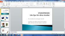 Studieteknik: lite tips för dina studier - inläst på kinesiska