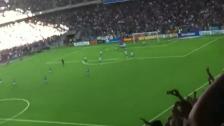 Första straffmålet på Tele2 Arena