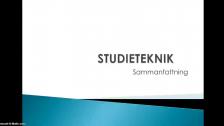Studieteknik: sammanfattning - på ryska