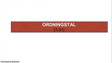 Ordningstal 1-31